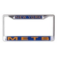 thumbnail image 2 of WinCraft New York Mets Laser Inlaid Metal License Plate Frame, 2 of 2