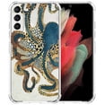 thumbnail image 1 of Blue Octopus Case for Samsung Galaxy S23,Aesthetic Art Design Pattern Soft TPU Bumper Case Cover, 1 of 5