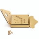 thumbnail image 3 of Yuarrent Mandolin Tailpiece Triangular Steel Stringed Coverplate Spare Part Decorative with Supply Replacement String Guitar Type2 NO2 Yuarrent  OD010709-01, 3 of 6