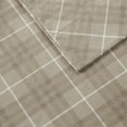 thumbnail image 2 of Cozy Flannel Printed Sheet Set - Tan Plaid - 100% Cotton Flannel - Soft, Warm Bedding for Ultimate Comfort - Perfect for Year-Round Use - King/Queen/Twin Sizes Available, 2 of 3