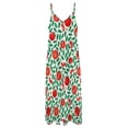 thumbnail image 6 of Tomato Pattern Sleeveless Dress Dresses Women Summer Women's Summer Clothing, 6 of 9