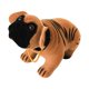 thumbnail image 3 of Estatua de perro con cabeza meneante, figurita decorativa, artesanías, accesorios creativos y bonitos para automóviles. Marrón, 3 of 9
