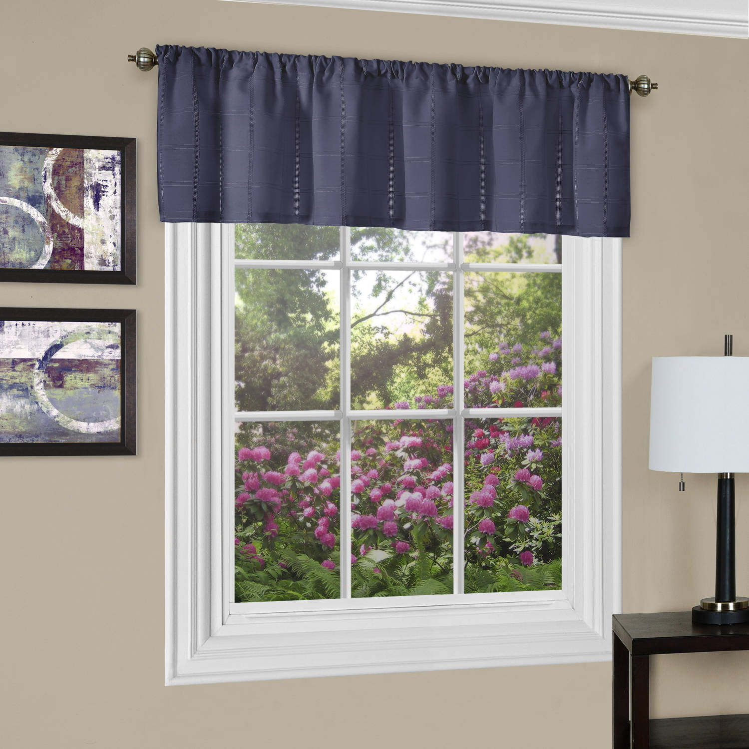 Better Homes and Gardens Ruffled Valance 58 x 17 
