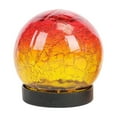 thumbnail image 2 of Xihbxyly Luces Solares Esféricas, Diseño Colorido de Vidrio Agrietado, Decoración Solar Impermeable para Exteriores, Carga E Iluminación Automáticas, Decoración para Patio, Jardín, Ideal para Eventos, 2 of 7