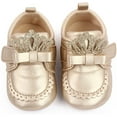 thumbnail image 4 of HsdsBebe?Baby?Boys?Girls?Oxford?Shoes?PU?Leather?Soft?Rubber?Sole?Sneakers??Anti-Slip?Toddler?Ankle?Boots?Infant?Walking?Shoes Moccasins, 4 of 5
