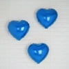 2 Pack | 15" | Royal Blue | Aluminium Foil Air Helium Heart Mylar Balloons