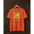 thumbnail image 4 of Halloween Pumpkin Lets Get Smashed Orange Adult T-Shirt - Small, 4 of 4