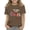 Brown, variant on Easter T-shirts for Kids Boys Girls Bunny Print Short Sleeve Tees Cute Colorful Egg & Rađbit Graphic T-Shirt