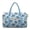 Blue Rose, variant on Travel Duffle Bags Floral Bus Print Weekender Overnight Bags for Women Mother Hospital Bag Portable Gym Sport Bags