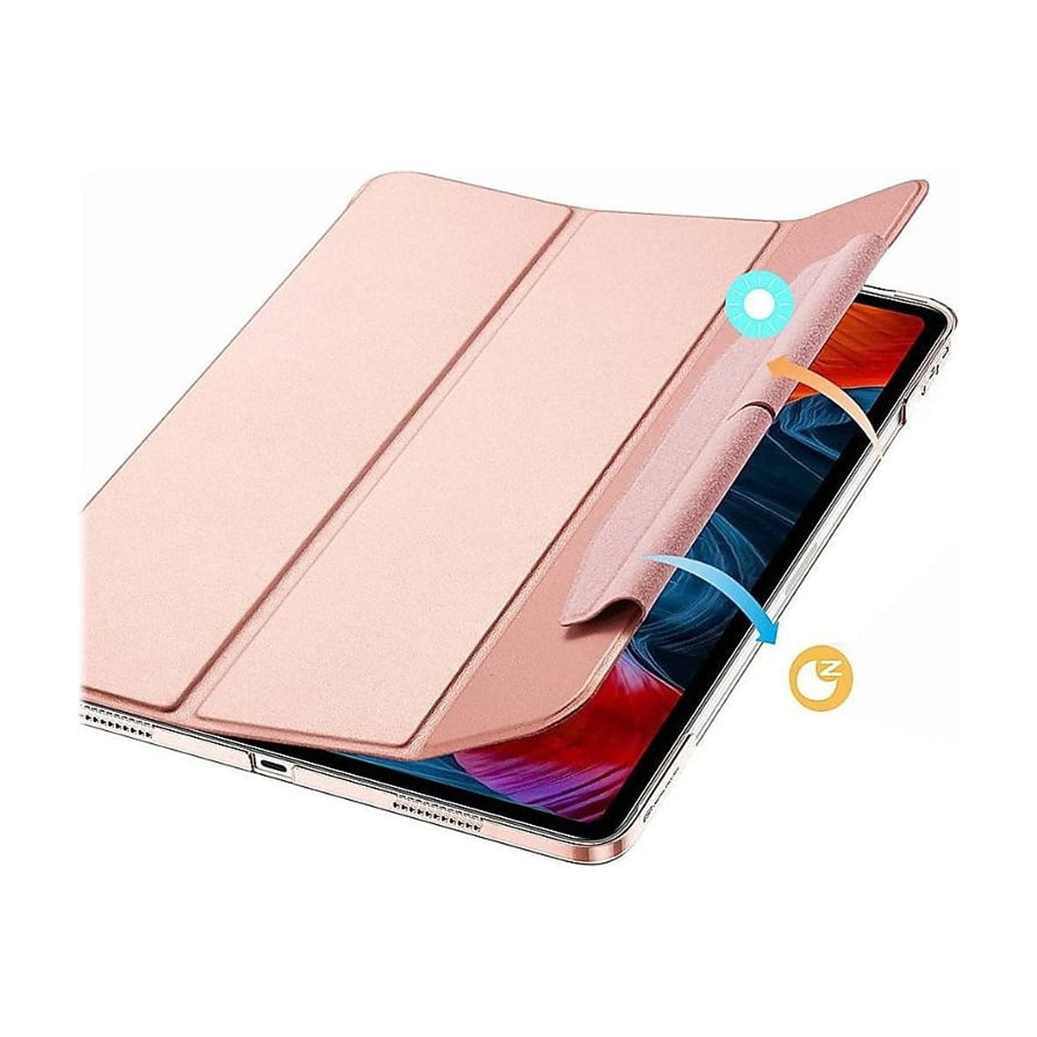 SaharaCase ESR Folio Case for Apple iPad Pro 12.9" (4th 5th and 6th Gen 2020-2022) Rose Gold