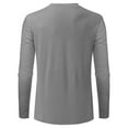 thumbnail image 5 of BJUTIR Mens Long Sleeve T Shirts Long Sleeves V Neck Solid Pullover Casual T Shirt Blouse, 5 of 5