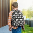 thumbnail image 6 of Yiaed HUSKY Face Print School Backpack College Backpack Daypacks for Students High School Spacious and Durable Daypack for Work and Travel-One Size, 6 of 6