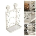 thumbnail image 2 of zhangmingg Kitchen Lid Organizer Rack Efficient Countertop Storage Solution with Removable Tray for Pot Lids and Utensils, 2 of 5