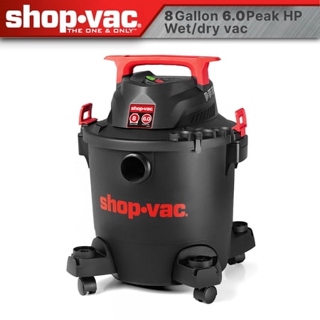 Shop-Vac 8 Gallon 6.0PHP Wet/Dry Vacuum Cleaner 1-7/8