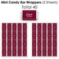 thumbnail image 3 of Big Dot of Happiness 2026 Maroon Graduation Party Candy Favor Sticker Kit - 304 Pieces, 3 of 8