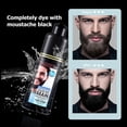 thumbnail image 5 of Tinte para barba para hombres, marrón oscuro, champú 3 en 1 para barba y cabello, cubre rápidamente las canas, larga duración., 5 of 5