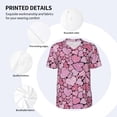 thumbnail image 5 of Rocae Sweet Heart for Breathable Men's Baseball T-Shirt Fashionable Casual Baseball Jersey, Moisture-wicking Sportswear Large, 5 of 9