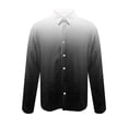 thumbnail image 4 of Njagoc3 Mens Long Sleeve Shirt, Classic Collar, Ombre Print, Comfortable and Skin-Friendly, Casual Fashion, Great for Daily Wear and Outdoor Activities, 4 of 6