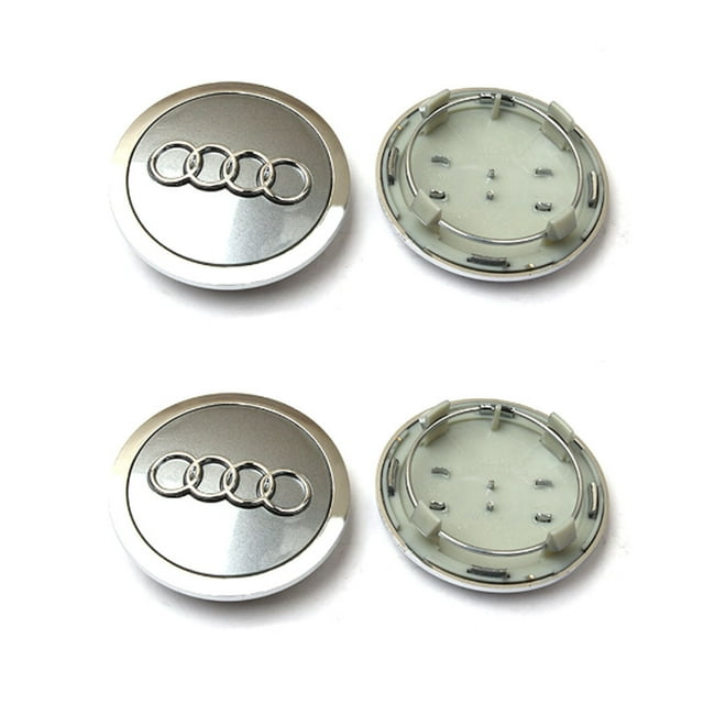pcs for Audi car Outer diameter 69mm Hubcaps, Compatible with A4, A4L, A6L