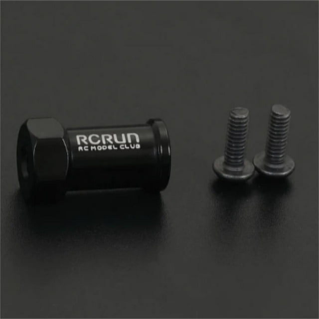QualitChoice Holder Spare Wheel Carrier For 1/10 RCRUN LC80 Crawler RC Car Accessories Black
