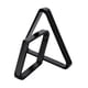 thumbnail image 5 of Juego de 2 estantes para bolas de billar de estilo vintage, estante triangular para ocho bolas, soporte para suministros de accesorios, juego de mesa Negro DYNWAVEMX Estante Triángulo, 5 of 8