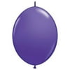 6 inch Qualatex Quicklink - Purple Violet Latex Balloons (50 Pack) - Party Supplies Decorations