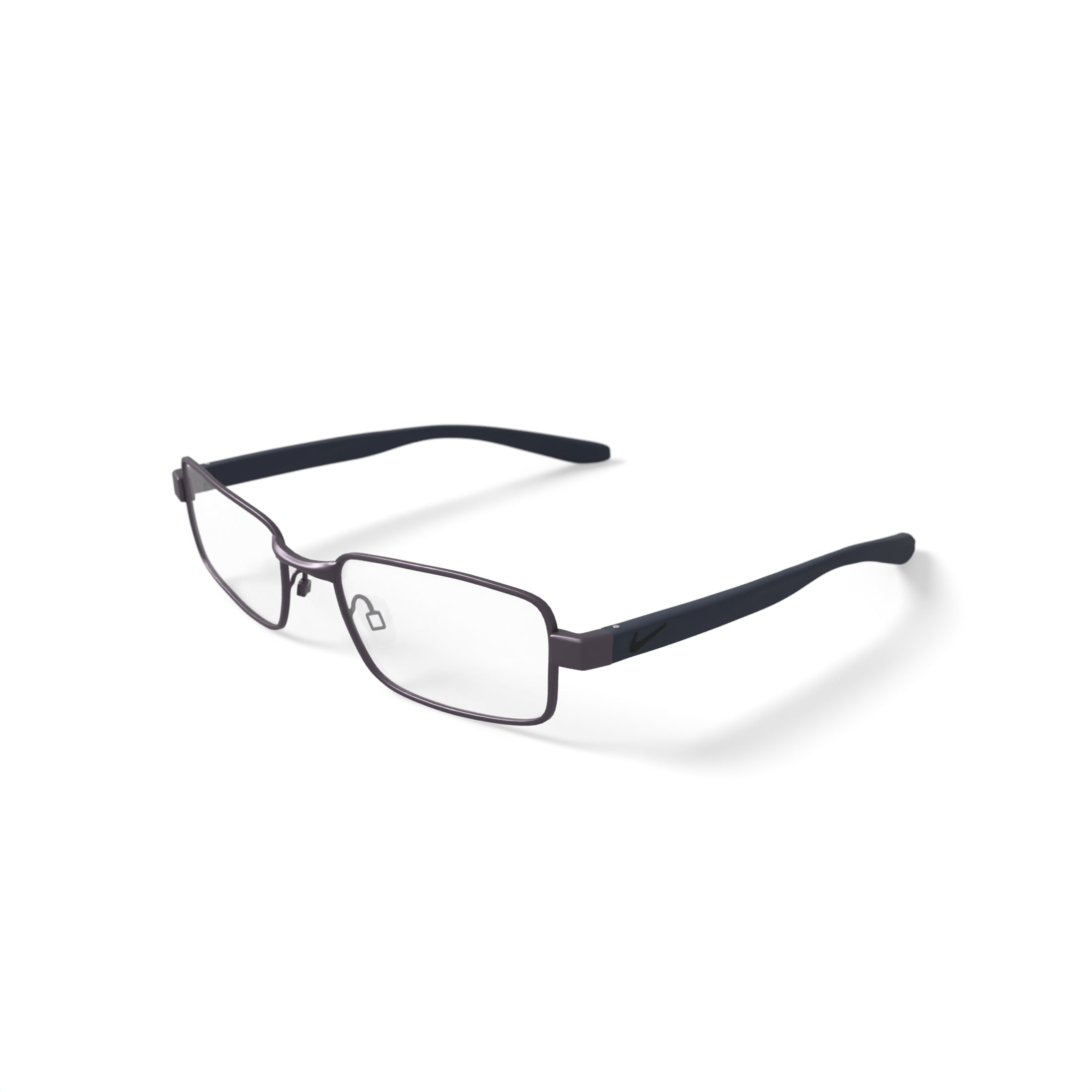 Nike Men's 8175G Prescription Eyeglasses with Case, Gunmetal
