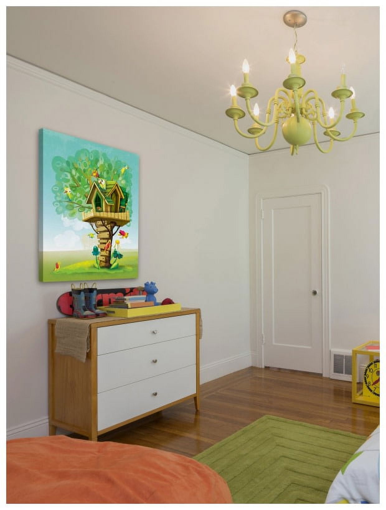 Marmont Hill "Tree House" by Curtis Painting Print on Canvas