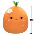 thumbnail image 2 of Squishmallows 16” Caroleena the Carrot with White Flower - Ultra Soft Easter Plush Toy, 2 of 7