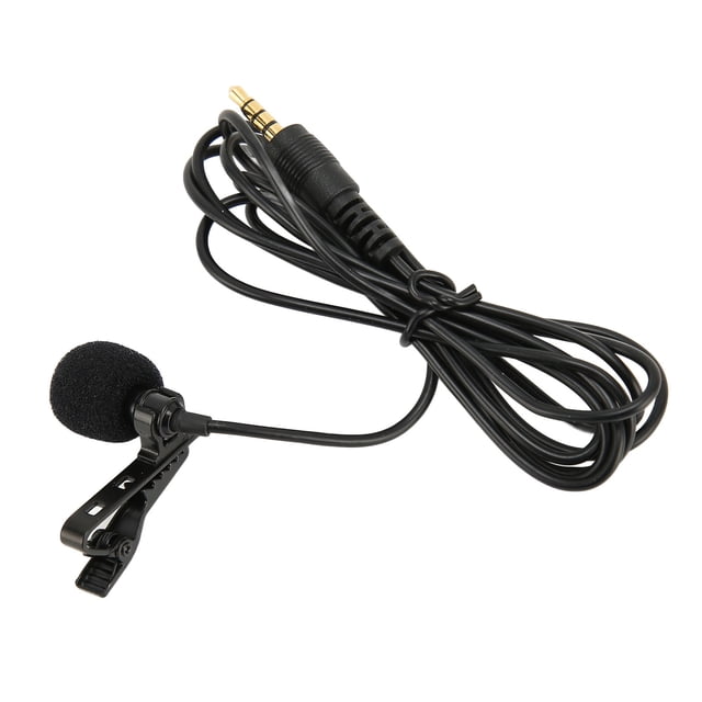 Kit de Micrófono de condensador NikouMX Micrófono de solapa Lavalier con cable profesional