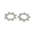 thumbnail image 2 of 6mm Inner Dia Stainless Steel External Tooth Lock Washer Silver Tone 50pcs, 2 of 2