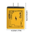 thumbnail image 3 of 4 Port USB Travel Charger, International Voltage, Smart Protection, Portable, for Multiple Devices On Travel, 3 of 4