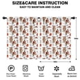 thumbnail image 2 of Blackout Kids Curtains,Flower and Highland Cow Childrens Insulated Curtains Set Of 2,Bedroom Essentials,Toddler Room Decor 42"x54"(106x137cm), 2 of 4