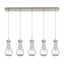 Innovations Lighting - Owego - 5 Light Cord Hung Linear Pendant In Art Deco