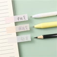thumbnail image 4 of 100 Sheets Novelty Bookmark Label Key Points Tab Strip Memo Pad Index Flags Sticky Notes Paster Sticker 02, 4 of 8