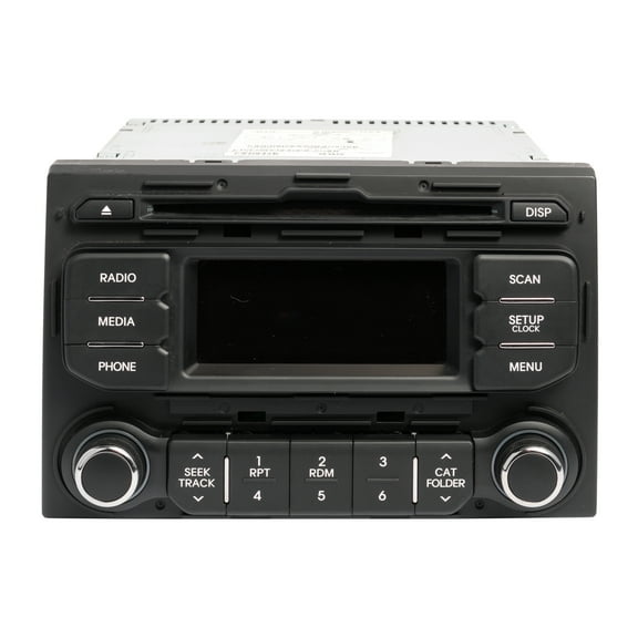 Restored 20122015 Kia Rio AM FM Radio Bluetooth Single Disc CD MP3 Player 961701W950CA (Refurbished)