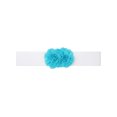 thumbnail image 1 of Cinturón elástico de doble flor de chiffon grande para mujer INSPIRE CHIC, elegante para vestido, 26.8x2.4 pulgadas, azul, 1 of 6