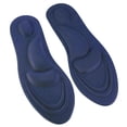 thumbnail image 3 of Plantillas ortopédicas para pies planos, soporte para el arco, plantilla de espuma viscoelástica, almohadilla para zapatos cómoda, azul oscuro para mujeres, 3 of 10