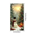 thumbnail image 3 of Christmas Door Cover – Santa Claus Pattern Holiday Door Banner – Polyester Front Door Decoration for Christmas Party & Home Entryway, 3 of 6