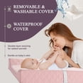 thumbnail image 4 of Cambiador para bebés Modera de algodón orgánico con colchón impermeable, 4 of 6