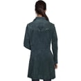 thumbnail image 2 of Scully Women's Embroidered Boar Suede Long Coat - L231 87 10  US, 2 of 3