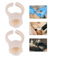 thumbnail image 4 of Disposable Glue Rings, 3 Types 100pcs Silicone Semi-permanent  Ink Ring Cup For Pigment Holder, 4 of 8