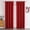 51.18x39.37Inch 02-Red, variant on 2 Pcs Double Blackout Window Curtains, Durable Solid Color Curtain for Bedroom or Living Room Decor 51.18x39.37Inch Red