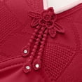 thumbnail image 5 of Feancey Wireless Full Coverage Bra for Older Women High Support Comfort Bra Adjustable Strap Everyday Brassiere Breathable Minimizer Bras Red 40, 5 of 10