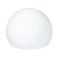 thumbnail image 2 of B&P Lamp® 8 Inch Diameter Eyeball Shape Steel Metal Shade, White Color, 2 of 5