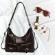 thumbnail image 4 of Bolso de hombro para mujer mochila casual de bolsillo para viajar con el trabajo de trabajo citas Caqui, 4 of 10