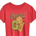 thumbnail image 3 of Marvel Guardians of the Galaxy - Groot Collegiate - Women's Short Sleeve Graphic T-Shirt, 3 of 5