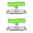 thumbnail image 1 of Abrelatas de tarro sin esfuerzo Abridores de botellas Acero inoxidable Verde, 1 of 5