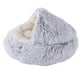 thumbnail image 3 of Cama Redonda para Gatos, Suave, cómoda, Felpa, Segura, cálida, Redonda, cojín para Perros y Gatos, Cama para Mascotas pequeñas, Caballero Gris, 3 of 13