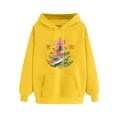 thumbnail image 4 of Mifsaly Merry Christmas Sweatshirt for Women Xmas Tree Graphic Loose Hoodie Long Sleeve Hooded Pullover Tops Soild Color Drop Shoulder Outerwear 2025 Festival Party Funny Outfits with Pocket, 4 of 4